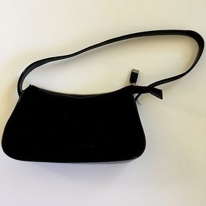 Jones New York, Black felt handbag